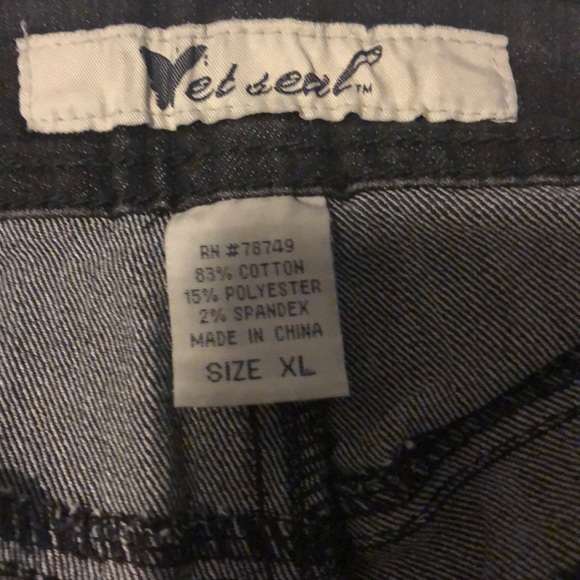 Dark Denim Wash Skinny Jeans - Picture 3 of 3